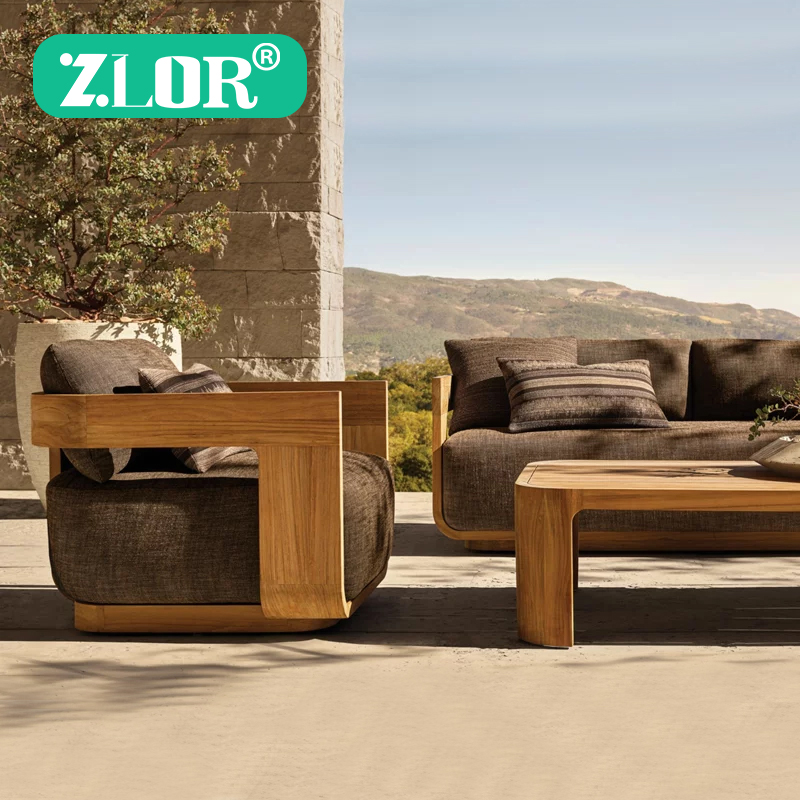 Outdoor Furniture On Sale - Современный садовый диван из тика –
