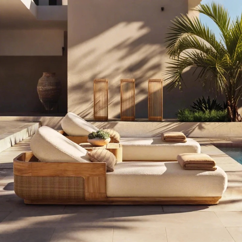Outdoor Furniture Lounge Set - Комплект шезлонгов и кушеток Sun Beach