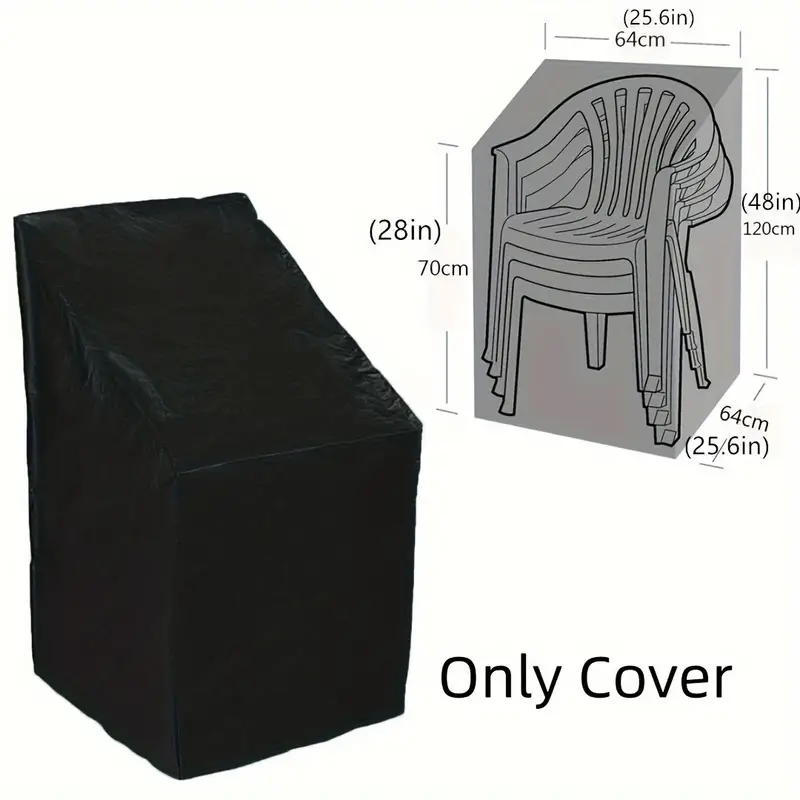 Outdoor Furniture Weatherproof - Прочный чехол для складных стульев, водонепроницаемый,