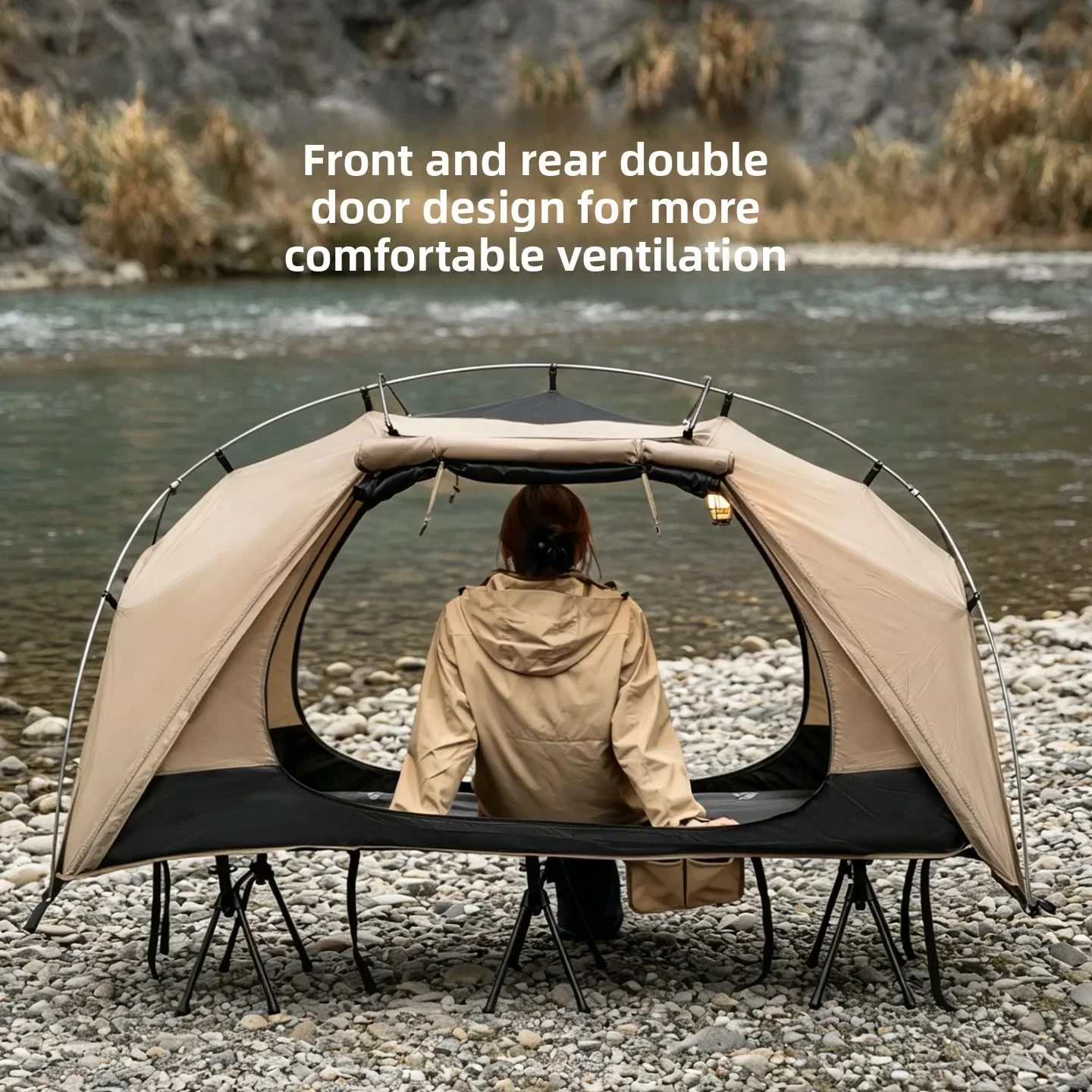 Outdoor Furniture Weatherproof - Палатка-кровать MOUNTAINHIKER для кемпинга, легкая, водонепроницаемая,