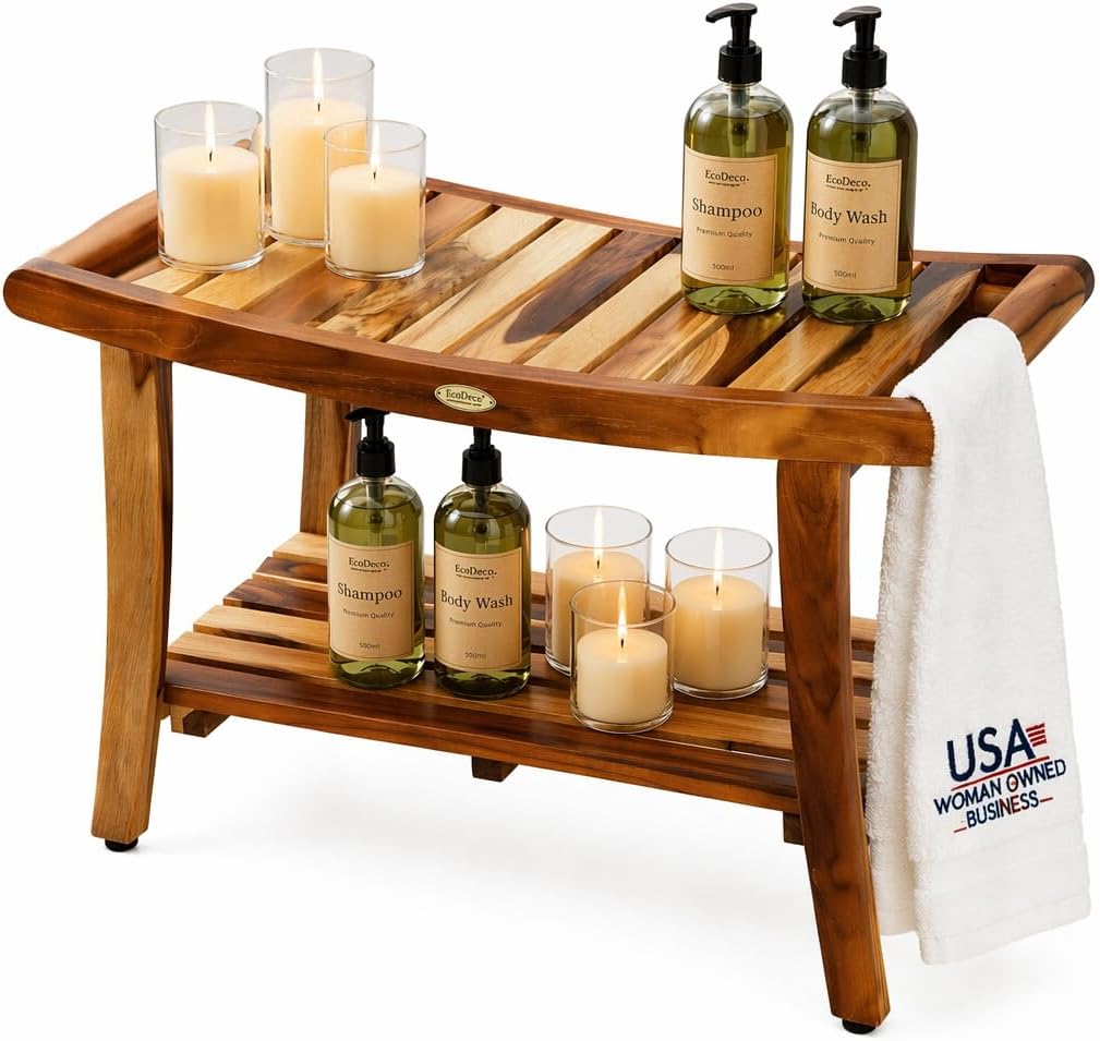 Outdoor Furniture Teak - Деревянная скамья-стул для душа из тика