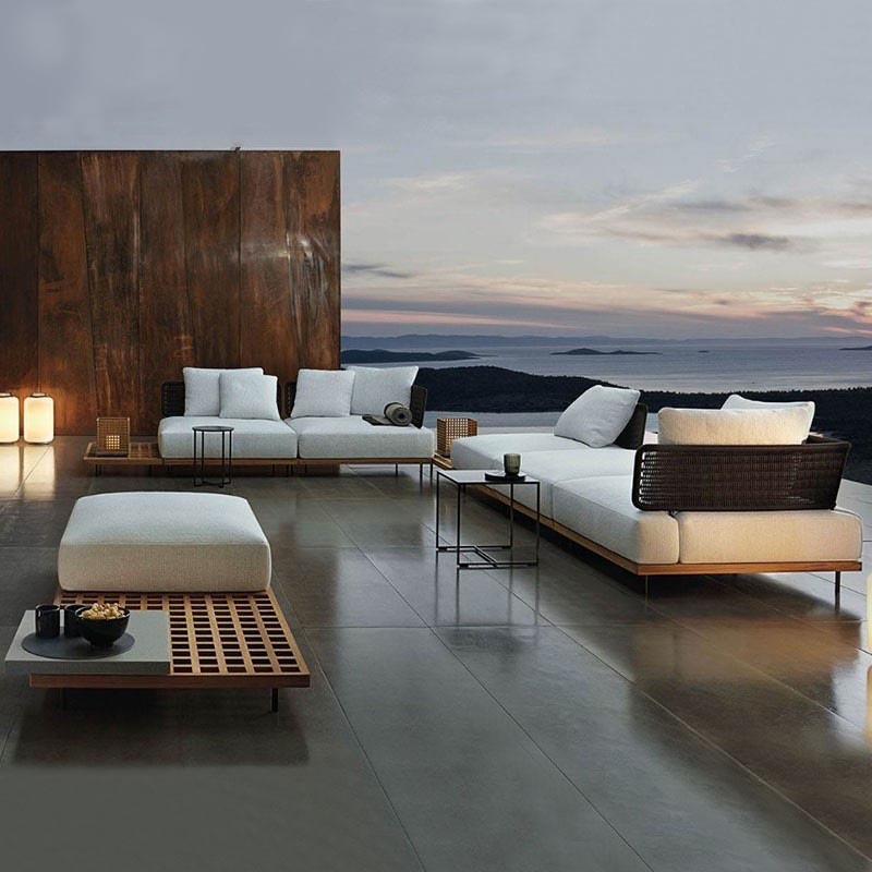 Outdoor Furniture Teak - Уличный диван для патио, виллы, террасы,