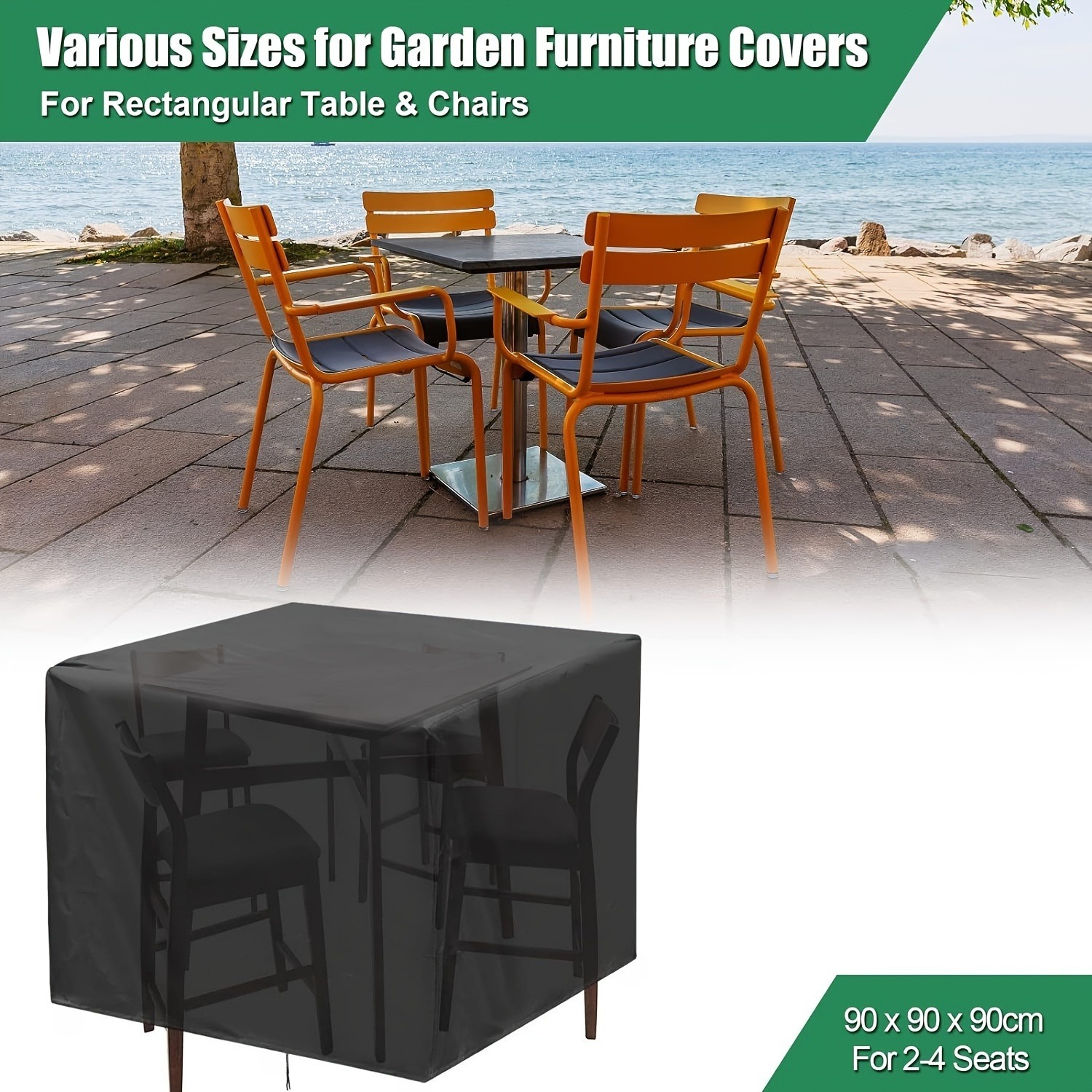 Outdoor Furniture Weatherproof - Прочный чехол для садовой мебели 210D