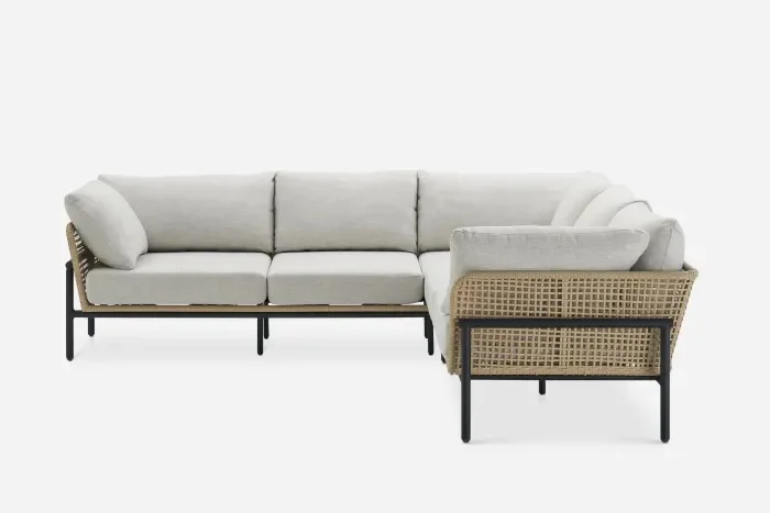Outdoor Furniture On Sale - Регулируемый уличный диван из ротанга, балкон