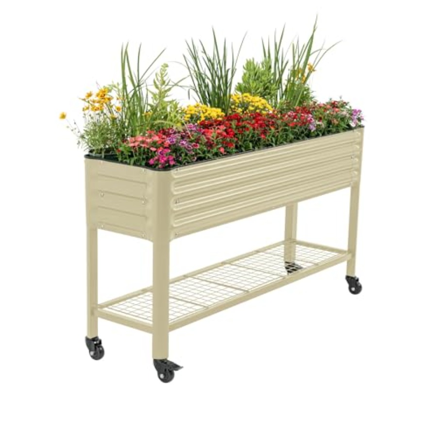 Garden Storage Box - Подъемная приподнятая грядка на колесах, 5,5