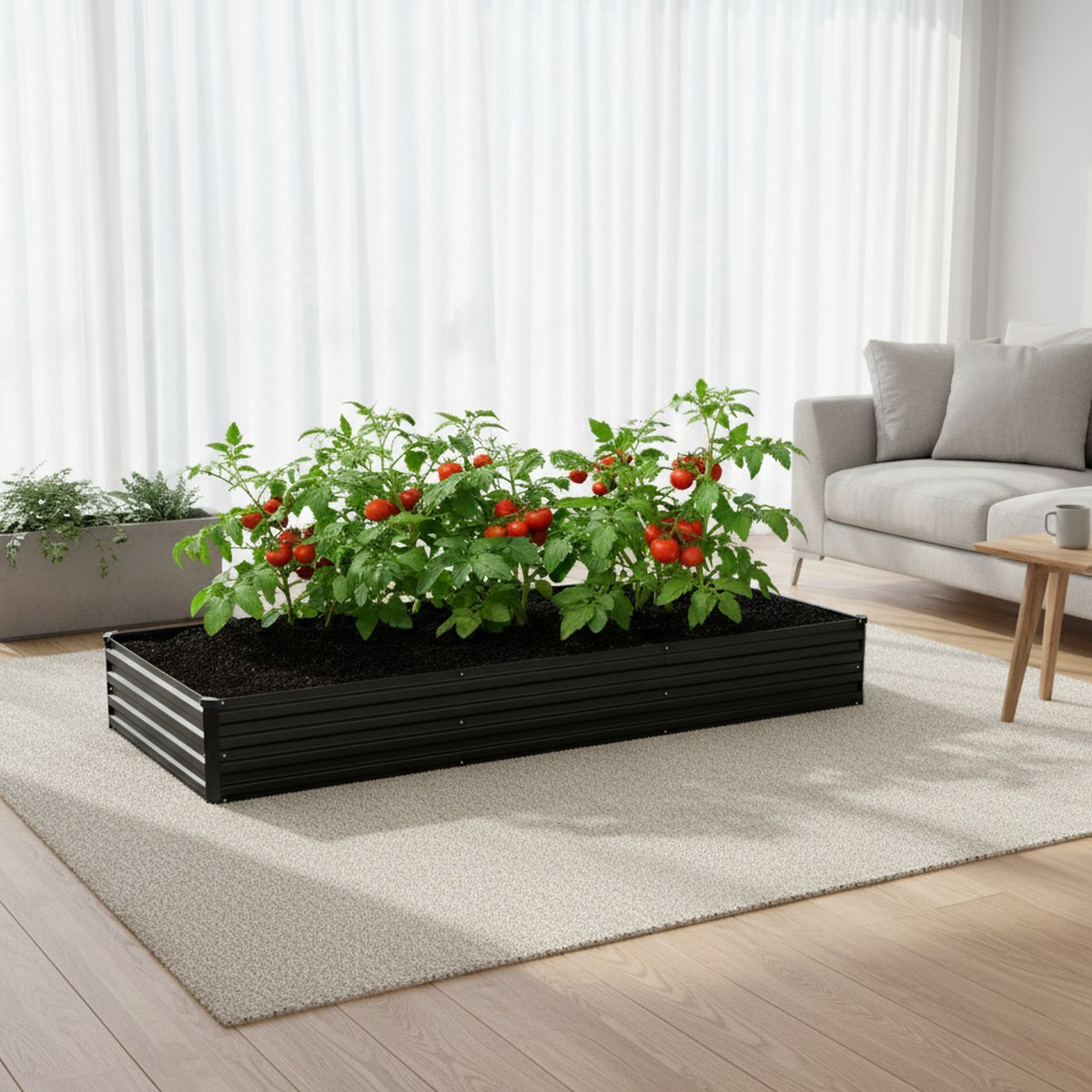 Оцинкованная приподнятая грядк – обзор и цена Planter Raised Metal