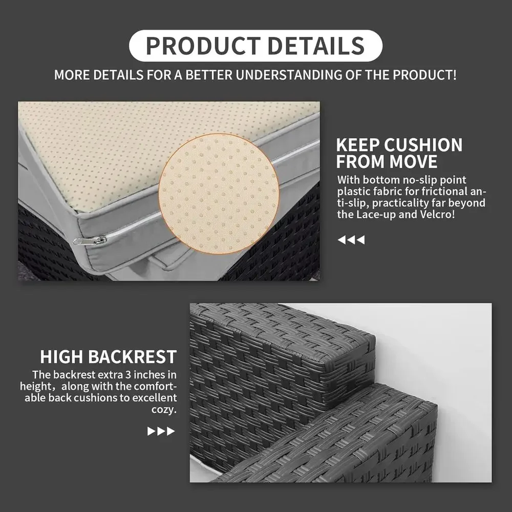 7-местный уличный секционный к – обзор и цена Outdoor Furniture With Storage For Cushions