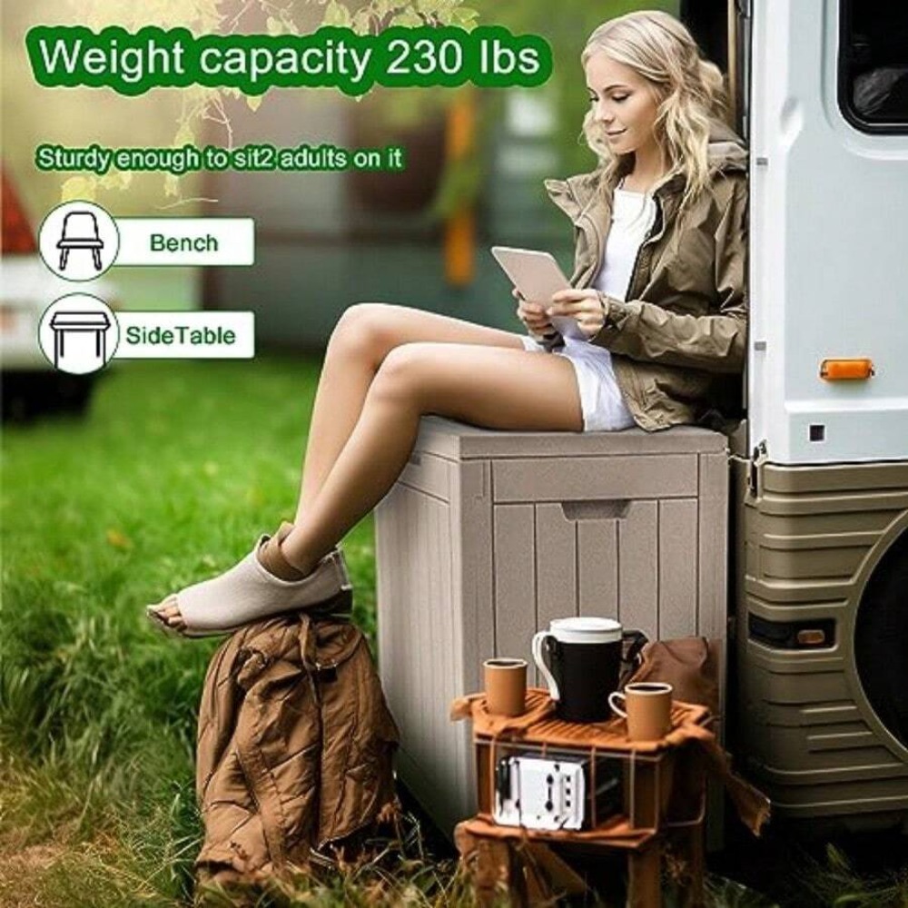 Запираемый ящик для хранения и – обзор и цена Outdoor Furniture Weatherproof