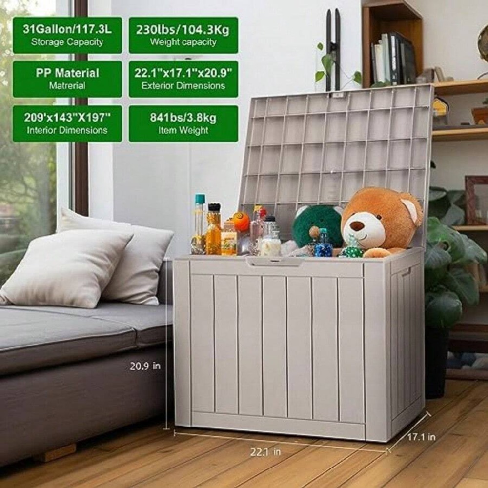 Запираемый ящик для хранения и – обзор и цена Outdoor Furniture Weatherproof