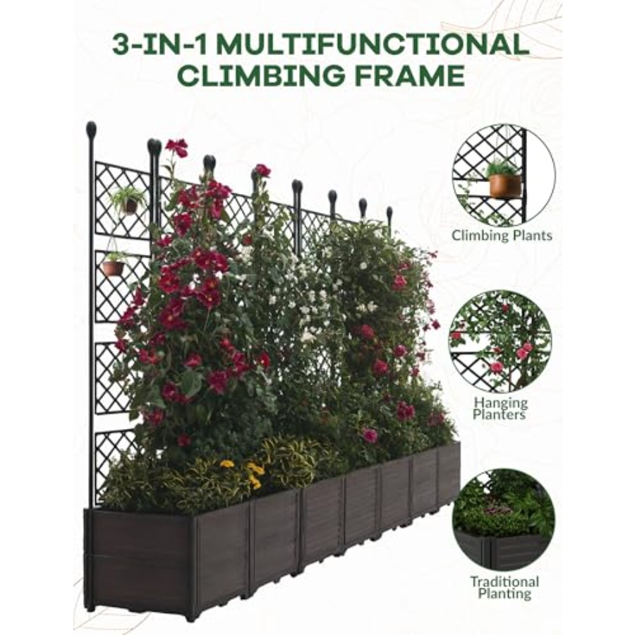 Комплект из 7 модульных припод – обзор и цена Planter Raised Metal