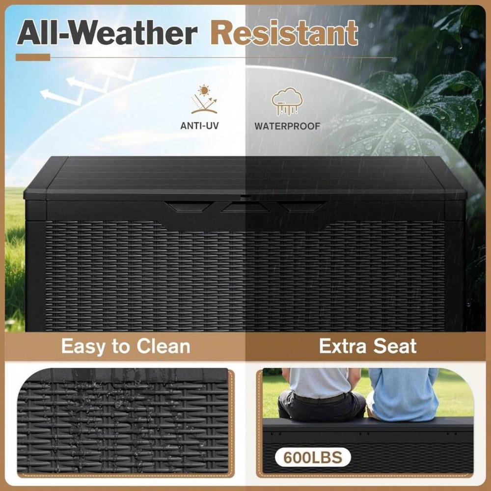 Большой запираемый уличный ящи – обзор и цена Outdoor Furniture Weatherproof