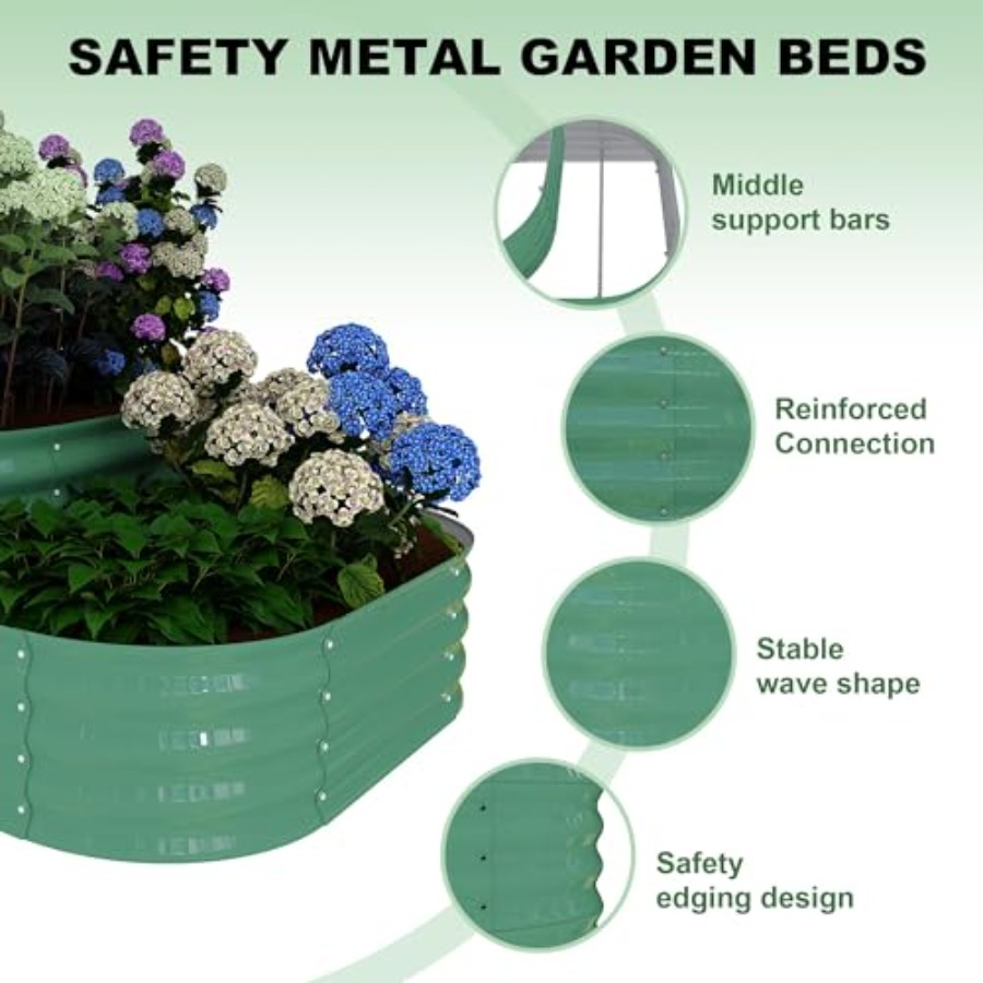 Оцинкованная приподнятая грядк – обзор и цена Planter Raised Metal