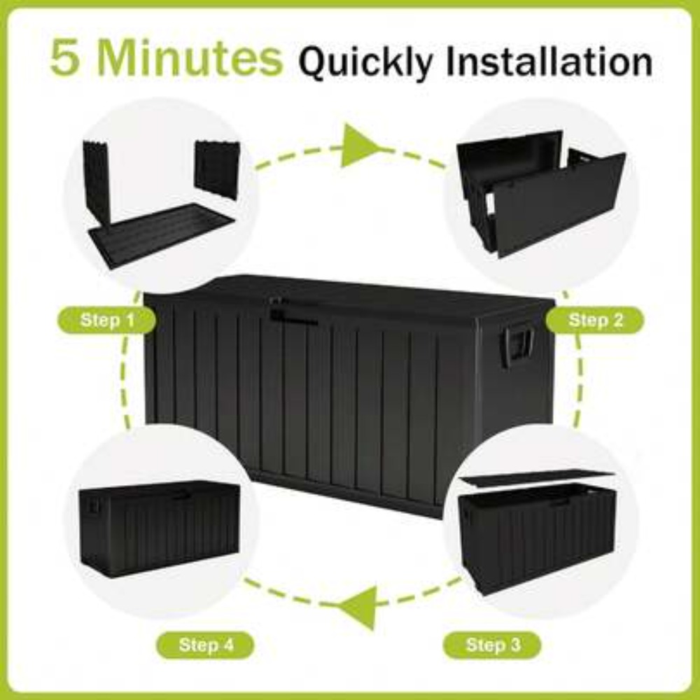 75-галлонный уличный ящик для  – обзор и цена Outdoor Furniture With Storage For Cushions