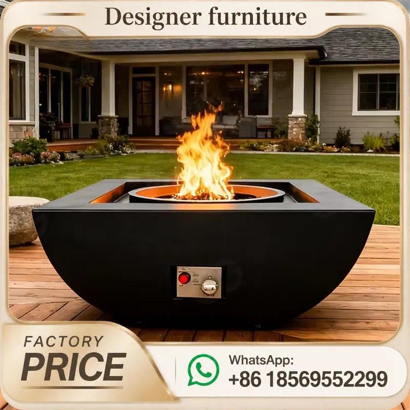 Индивидуальный уличный газовый – обзор и цена Outdoor Furniture With Fire Pit