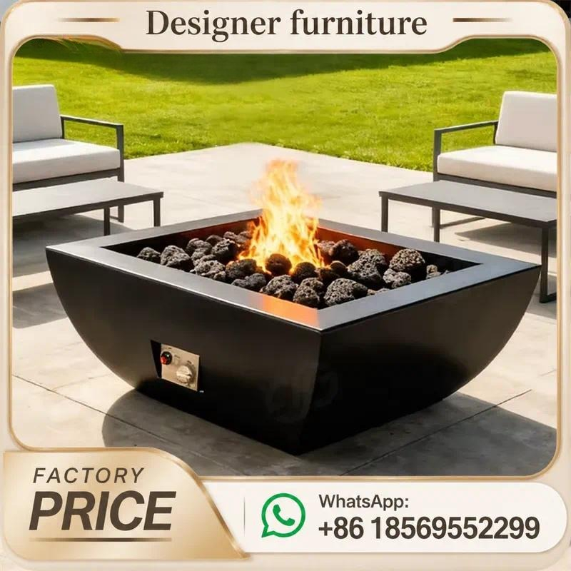 Индивидуальный уличный газовый – обзор и цена Outdoor Furniture With Fire Pit