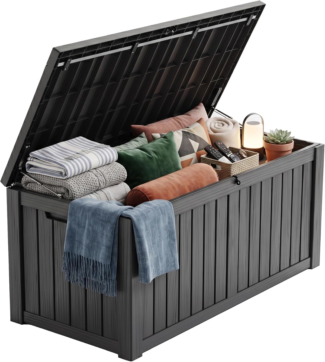 200-галлонный запираемый ящик  – обзор и цена Outdoor Furniture With Storage For Cushions