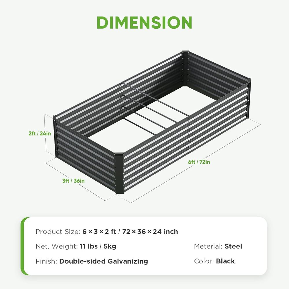 Большая уличная оцинкованная г – обзор и цена Planter Raised Metal