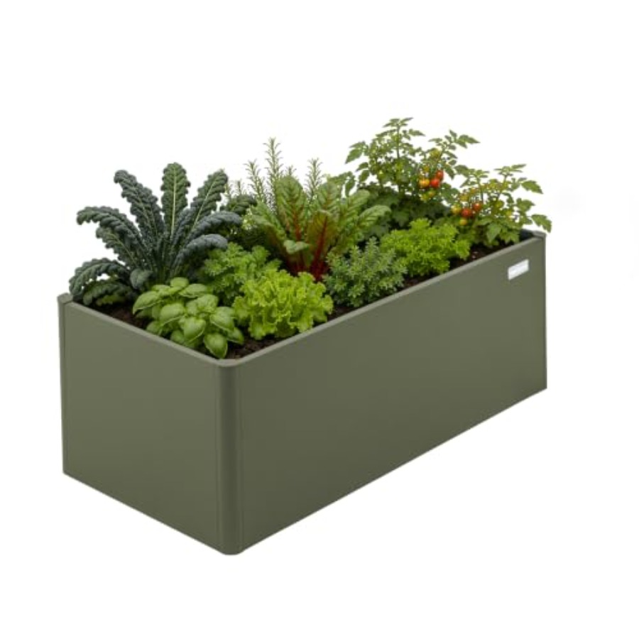 Современная приподнятая грядка – обзор и цена Planter Raised Metal