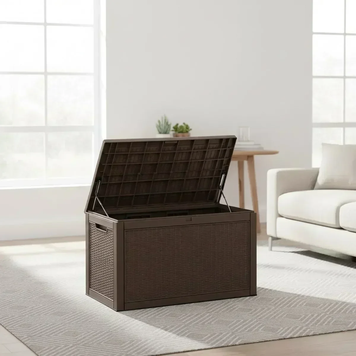 Большая уличная скамья для хра – обзор и цена Outdoor Furniture With Storage For Cushions