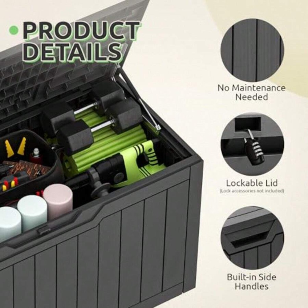 Водонепроницаемый ящик для хра – обзор и цена Garden Storage Box