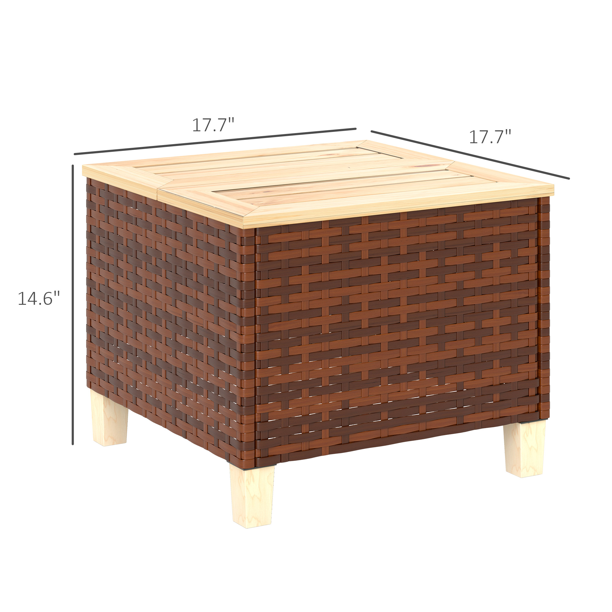 Уличный приставной столик из и – обзор и цена Outdoor Furniture On Sale