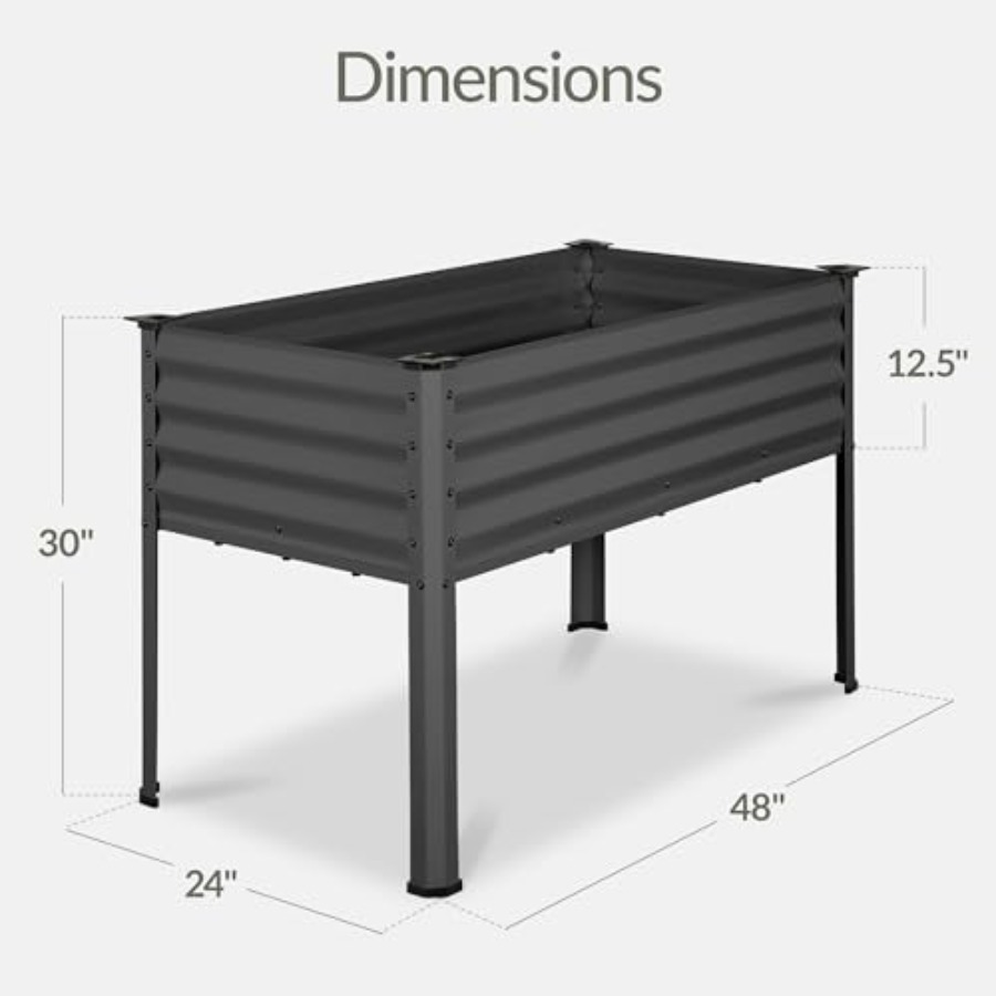Оцинкованная приподнятая грядк – обзор и цена Planter Raised Metal